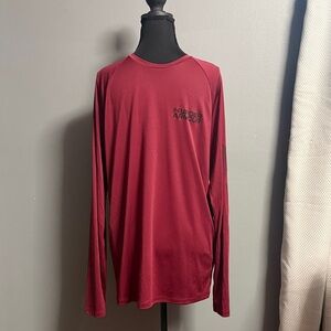 Under Armour Men's Burgundy Long Sleeve Tee size medium